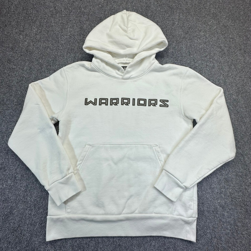 The Wild Collective Hoodie Mens Small White Warriors Steph Curry Rose MD1025C